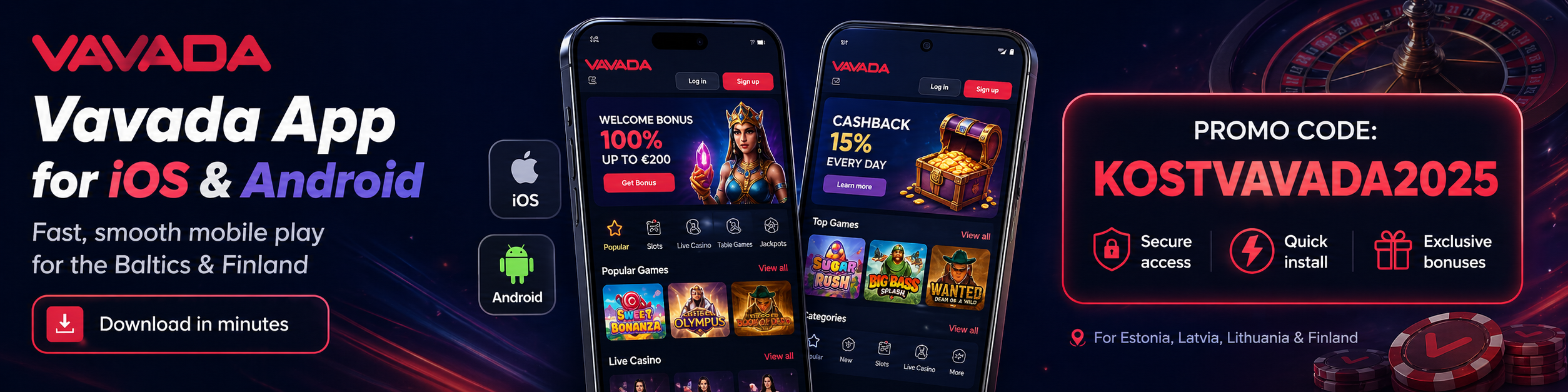 Vavada Online Casino Mobile App